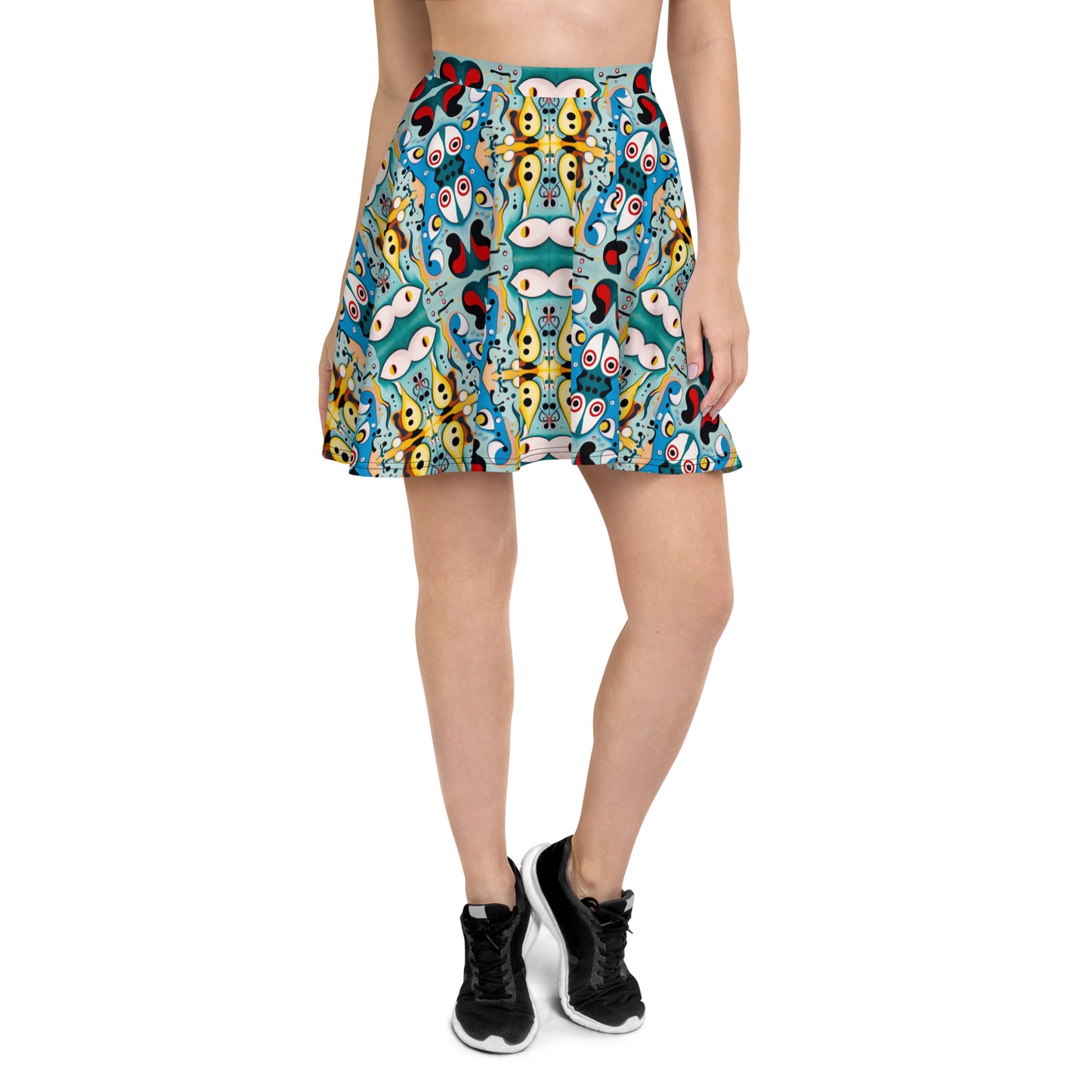 DMV 0955 Vintage Artsy Skater Skirt