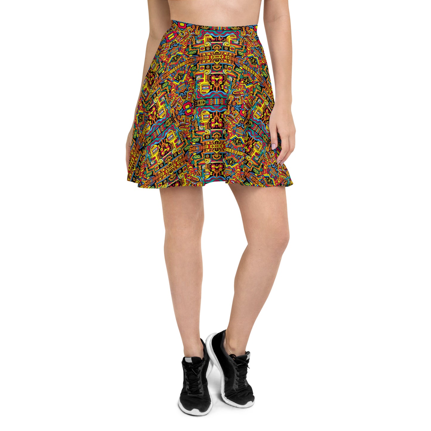 DMV 0975 Psy Artsy Skater Skirt