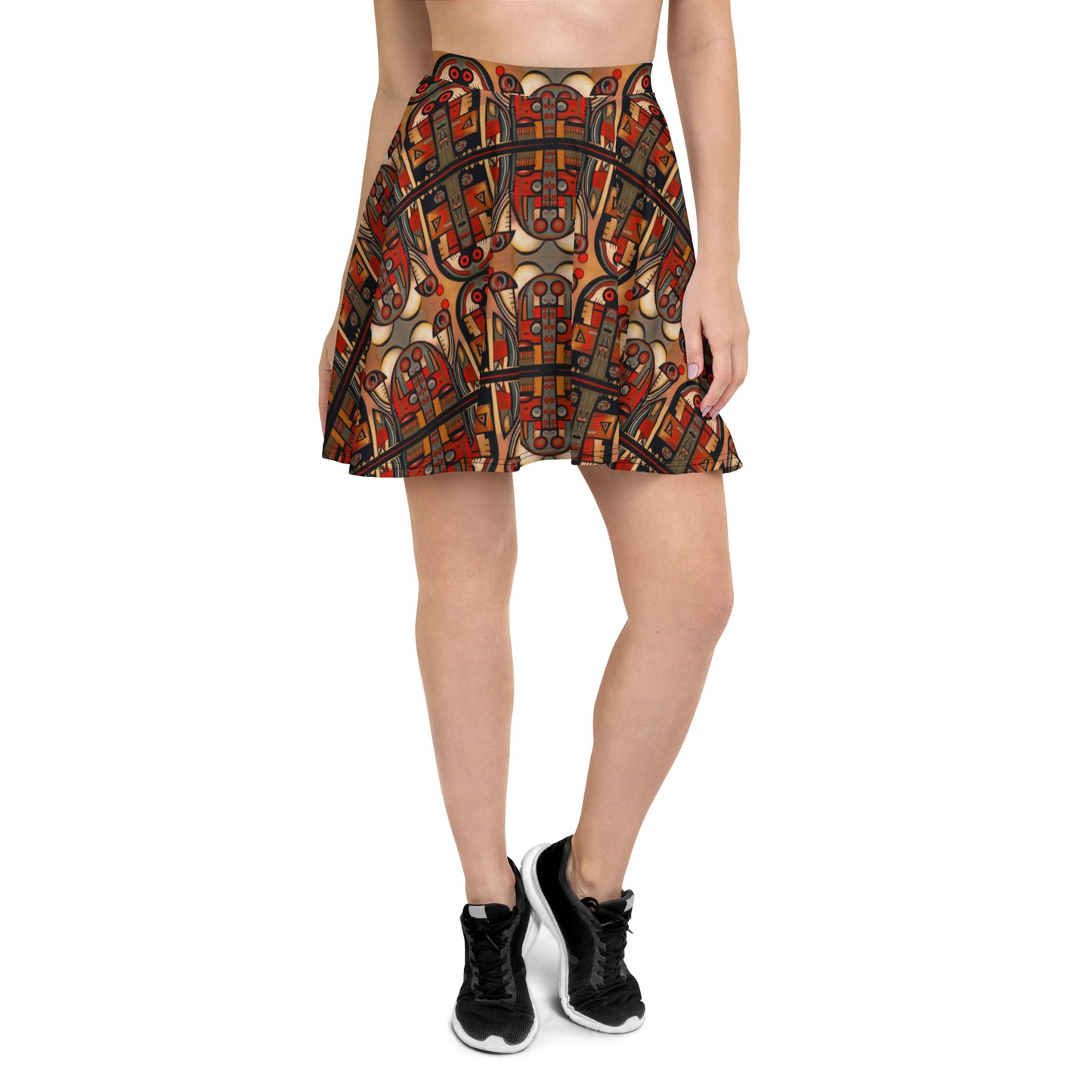 DMV 0804 Classic Boho Skater Skirt