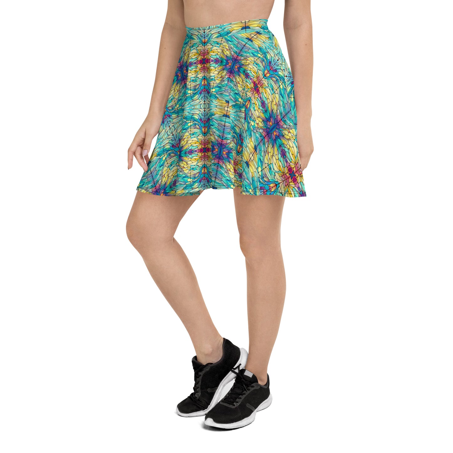 DMV 0231 Chic Boho Skater Skirt