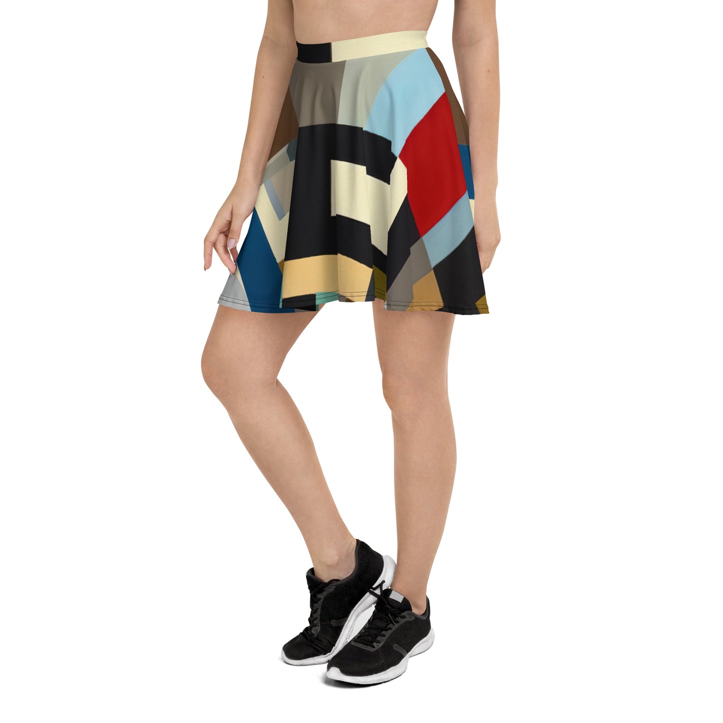 DMV 0008 Abstract Art Skater Skirt