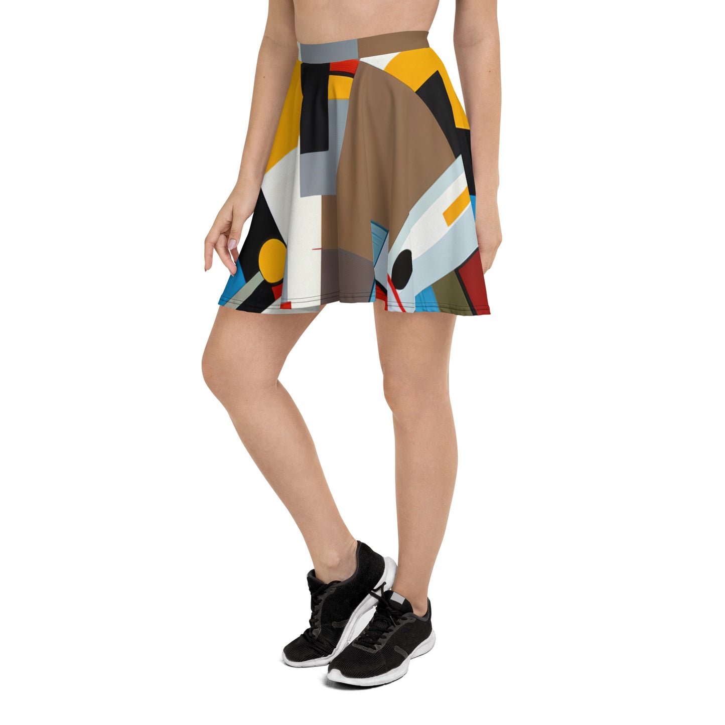 DMV 0016 Abstract Art Skater Skirt