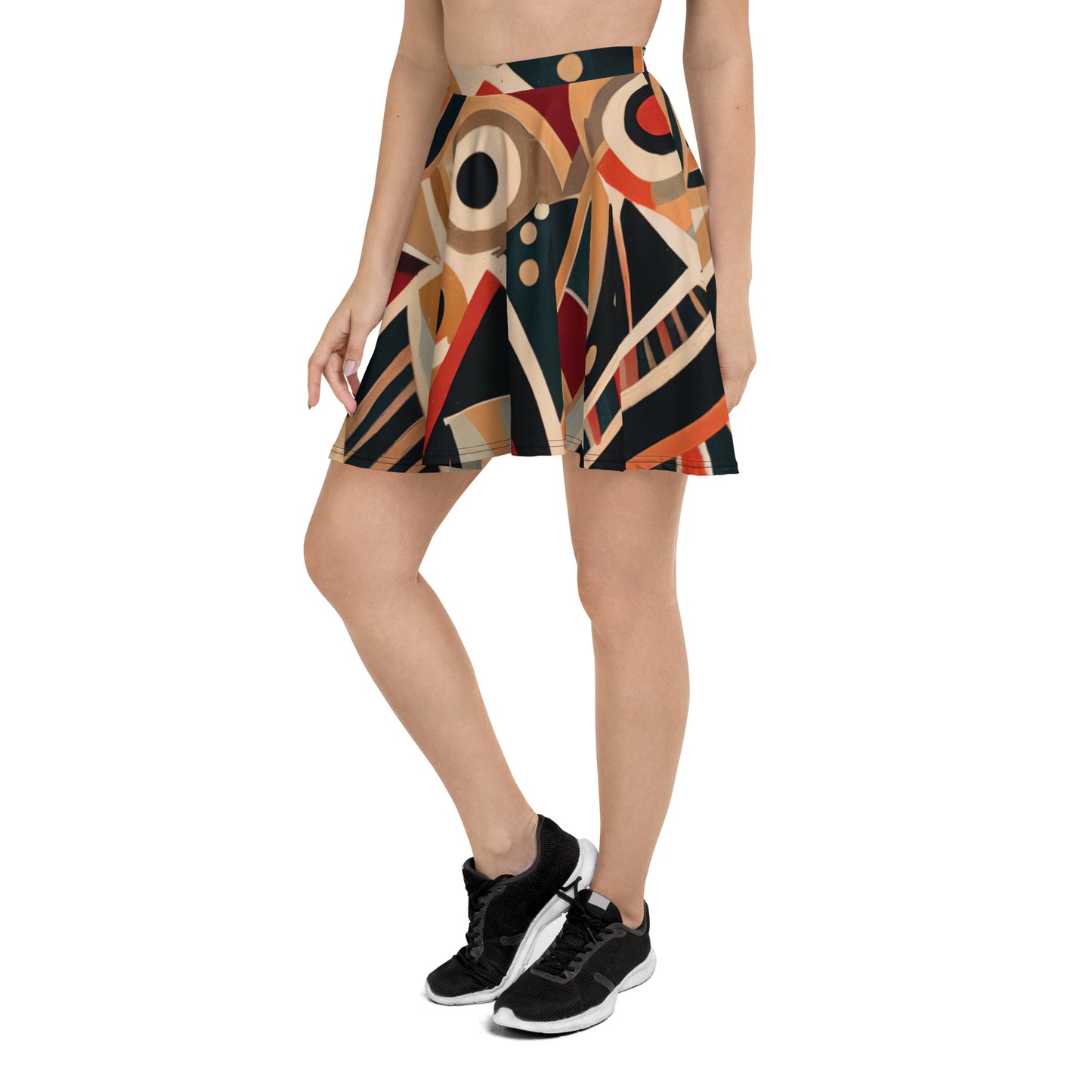 DMV 0217 Retro Art Skater Skirt