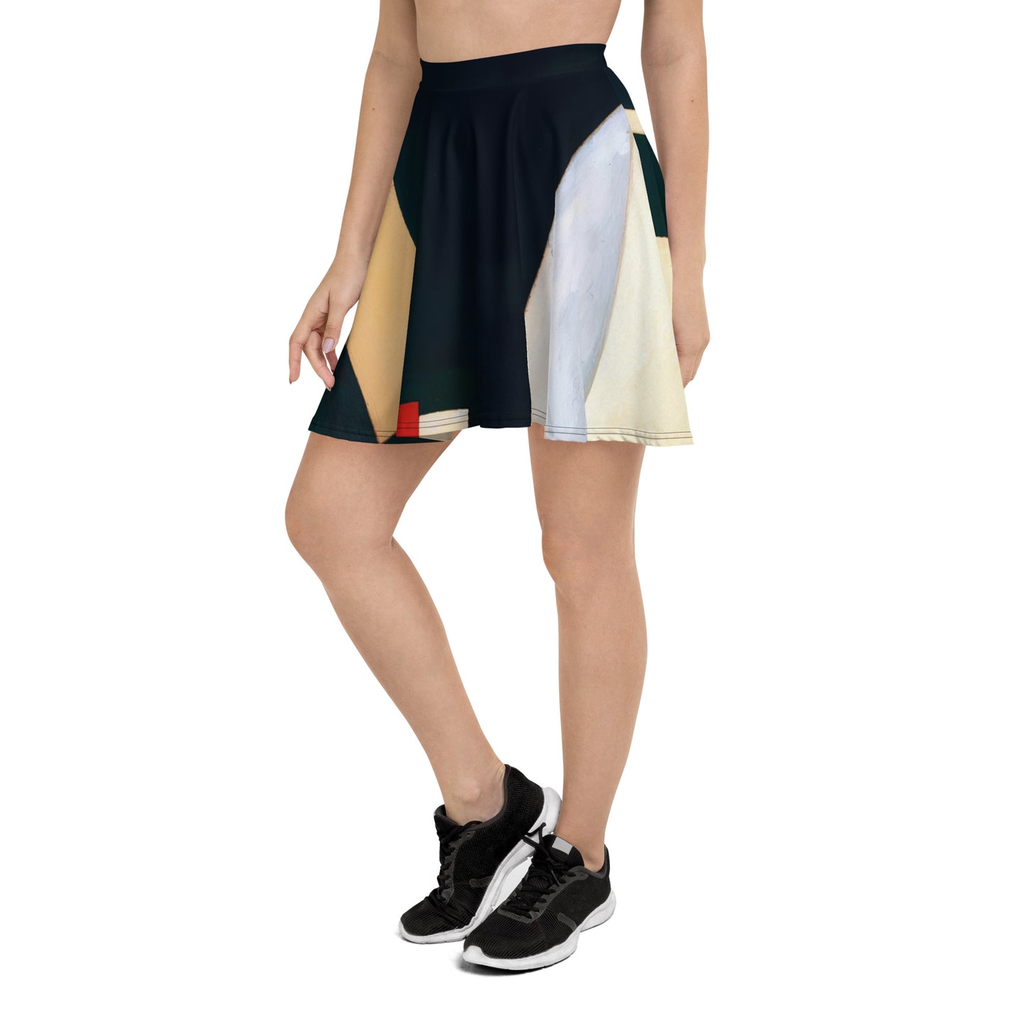 DMV 0223 Abstract Art Skater Skirt