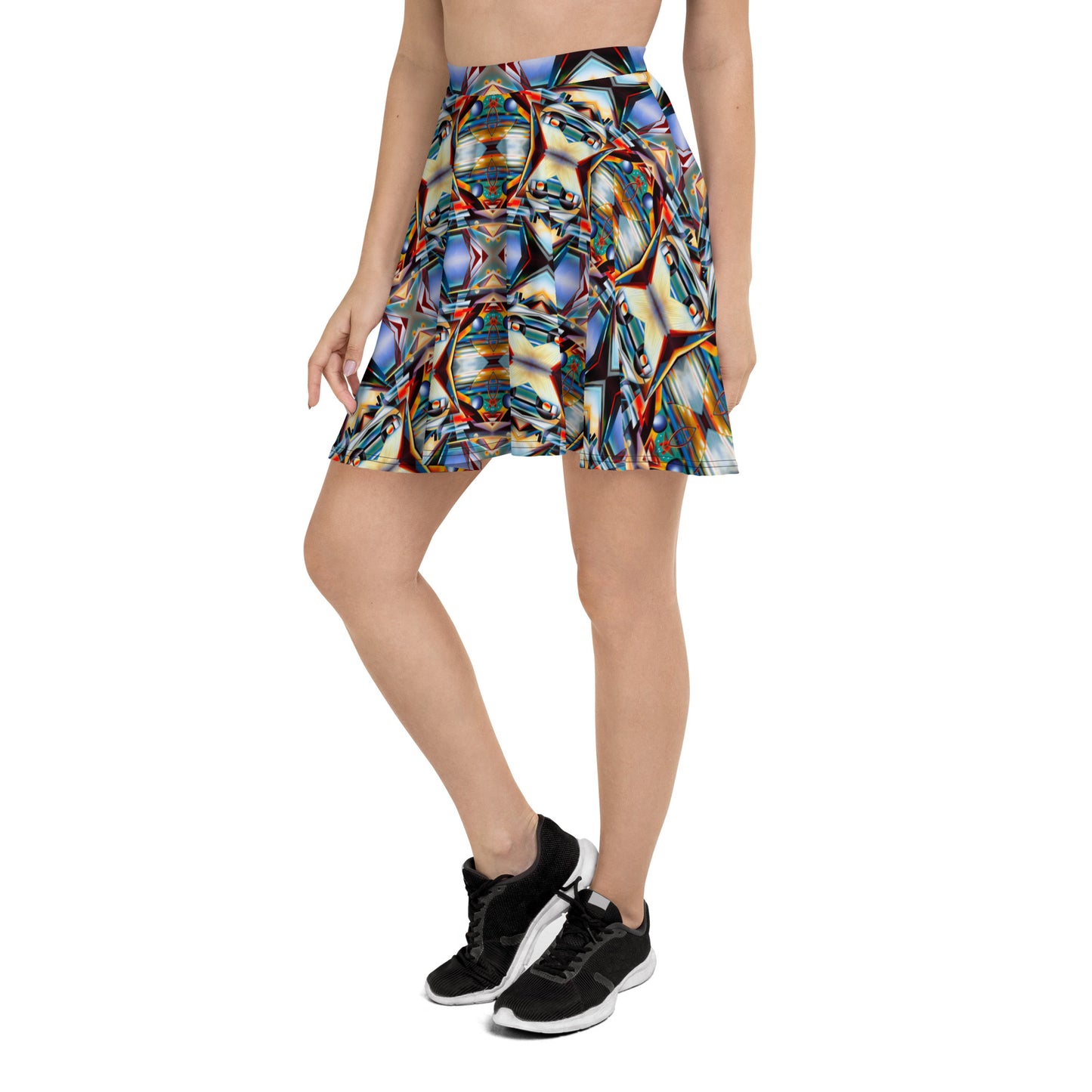 DMV 0221 Conceptual Artsy Skater Skirt