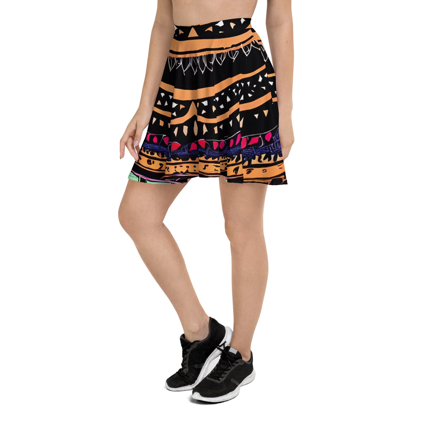 DMV 0180 Boho Skater Skirt