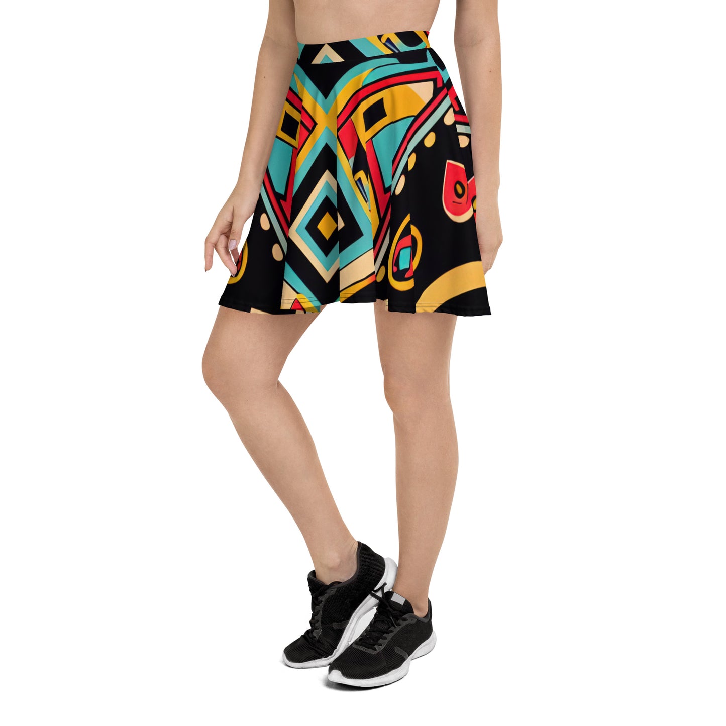 DMV 0155 Boho Skater Skirt