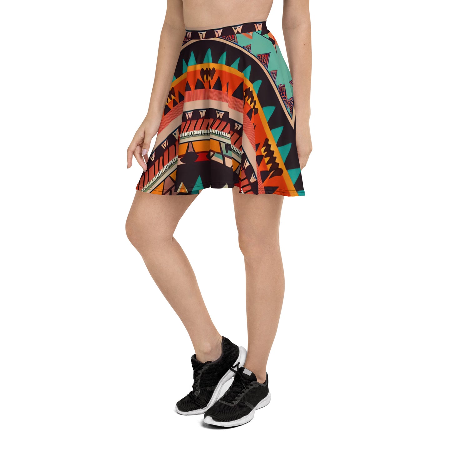 DMV 0415 Boho Skater Skirt