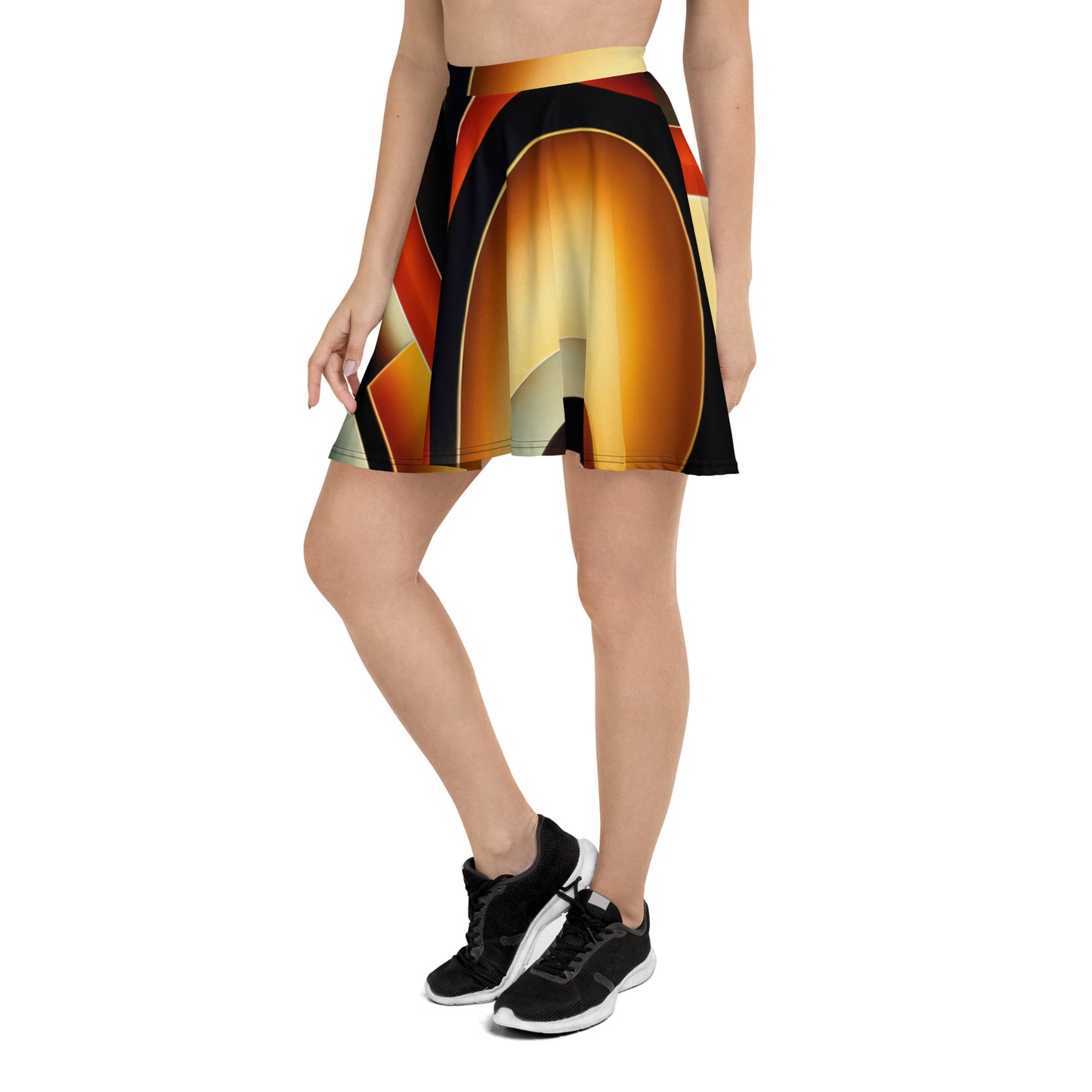 DMV 0261 Retro Art Skater Skirt