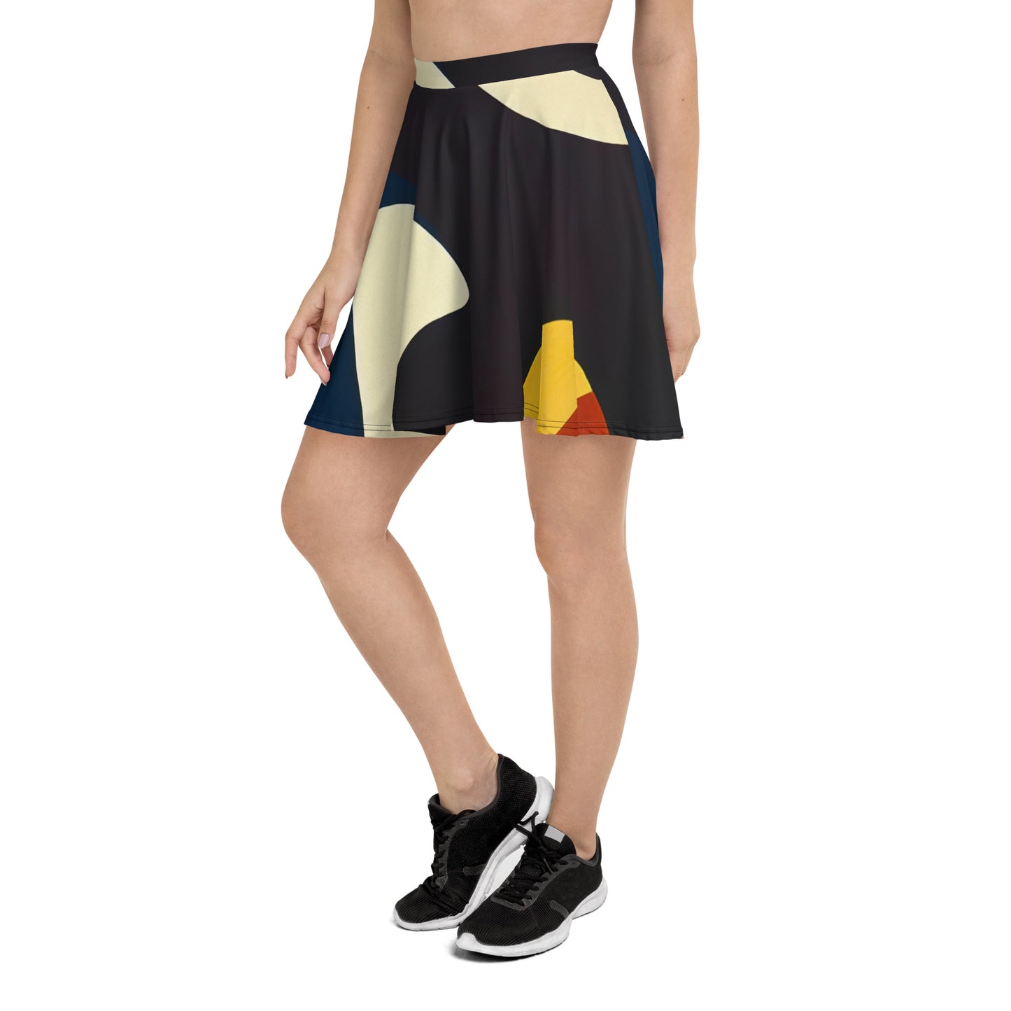 DMV 0421 Retro Art Skater Skirt