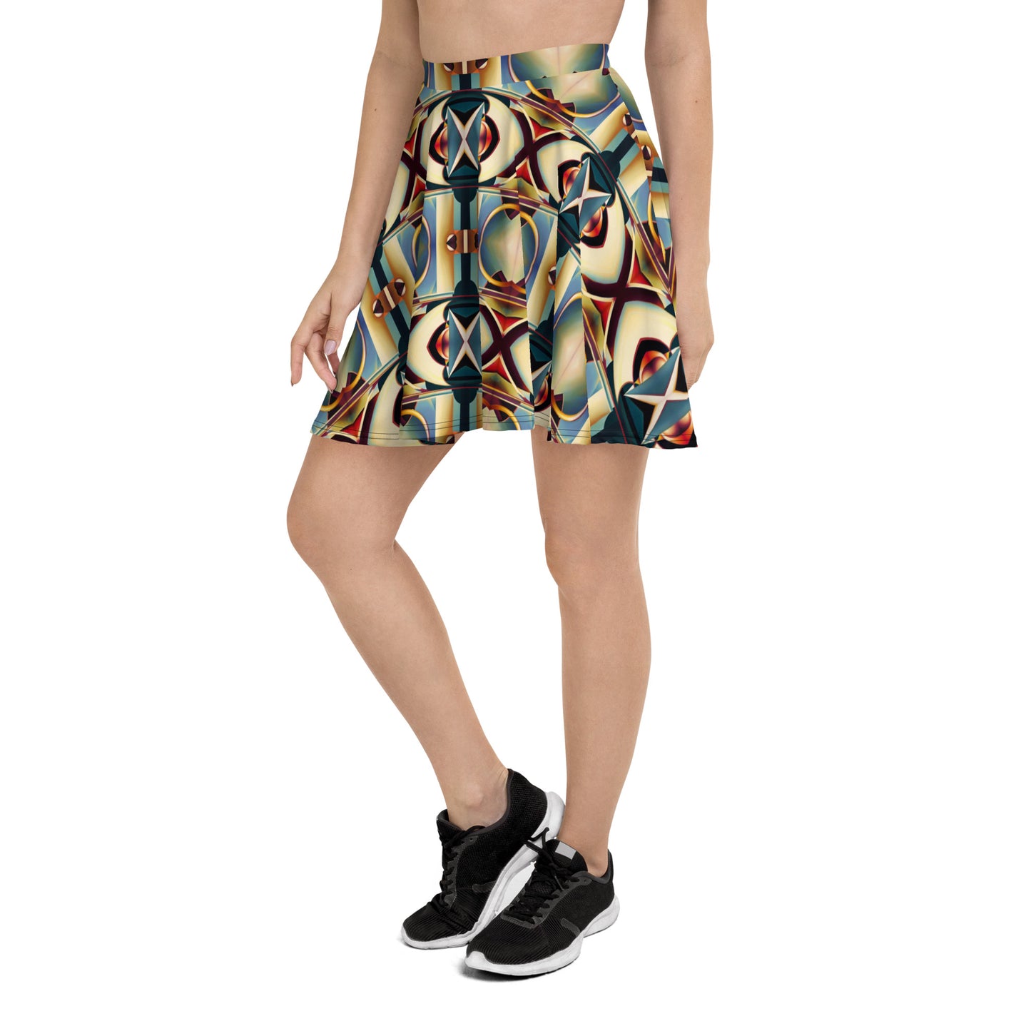 DMV 0611 Conceptual Artsy Skater Skirt