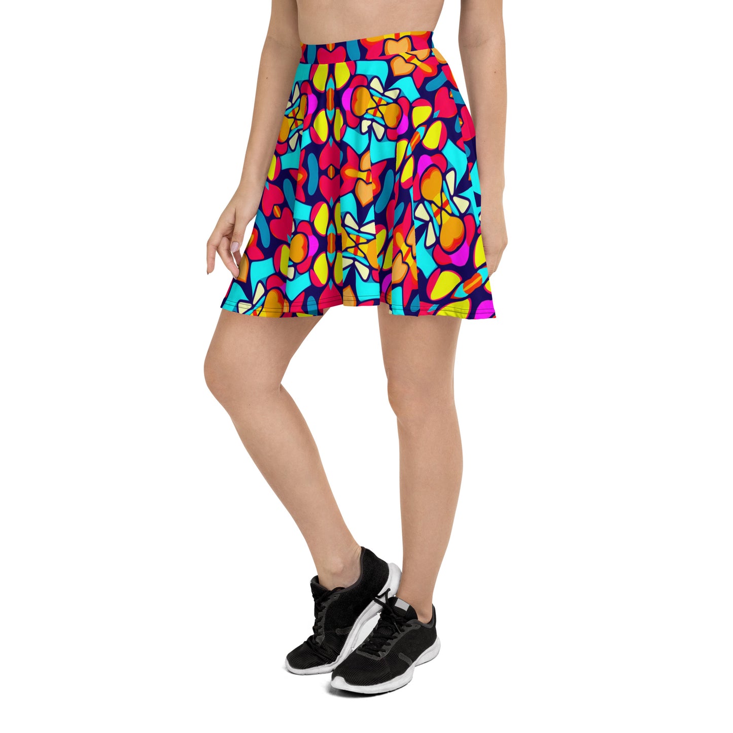 DMV 1311 Vintage Artsy Skater Skirt