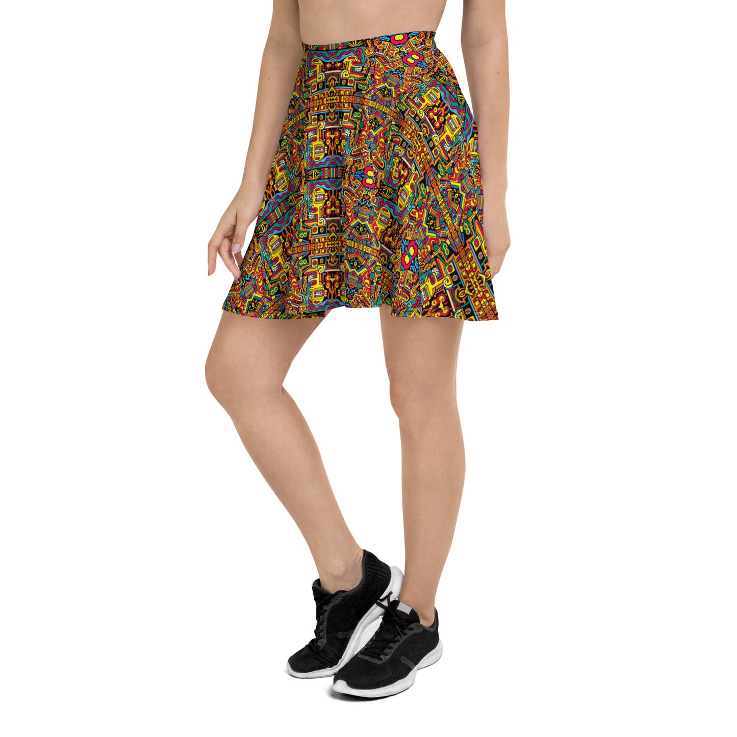 DMV 0975 Psy Artsy Skater Skirt