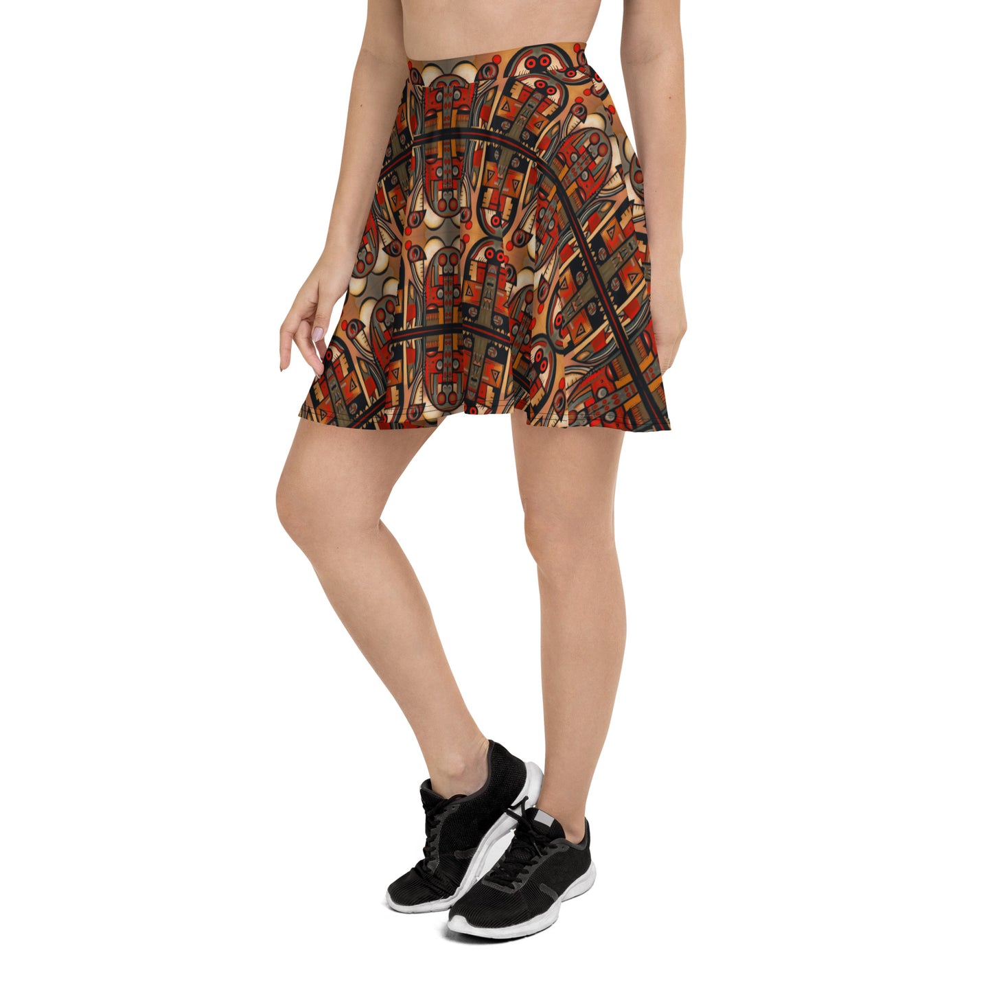 DMV 0804 Classic Boho Skater Skirt