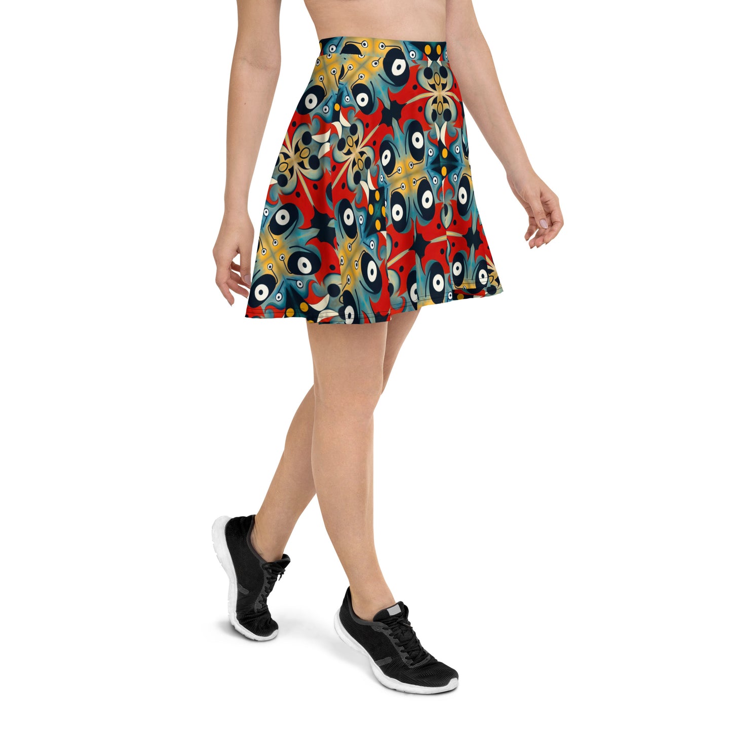 DMV 0269 Vintage Artsy Skater Skirt