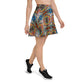 DMV 0159 Avant Garde Artsy Skater Skirt