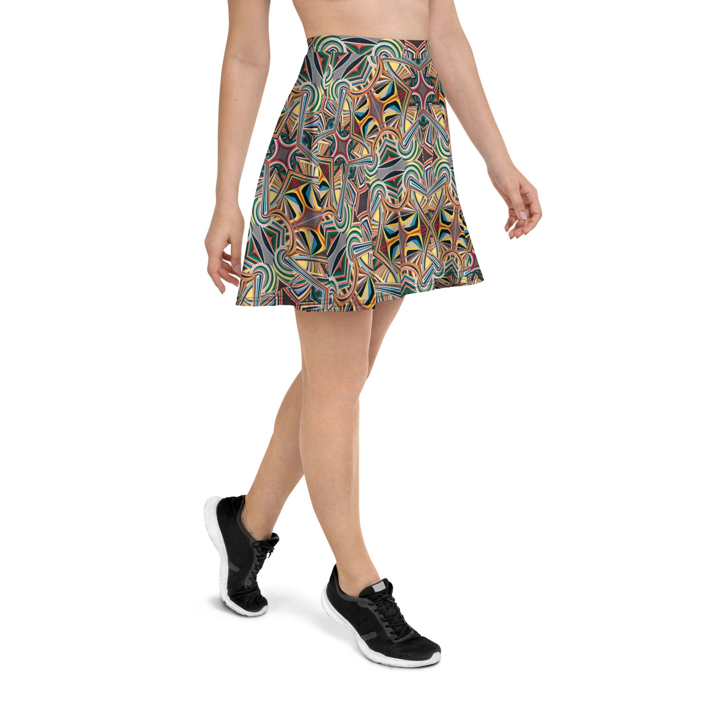 DMV 0213 Conceptual Artsy Skater Skirt