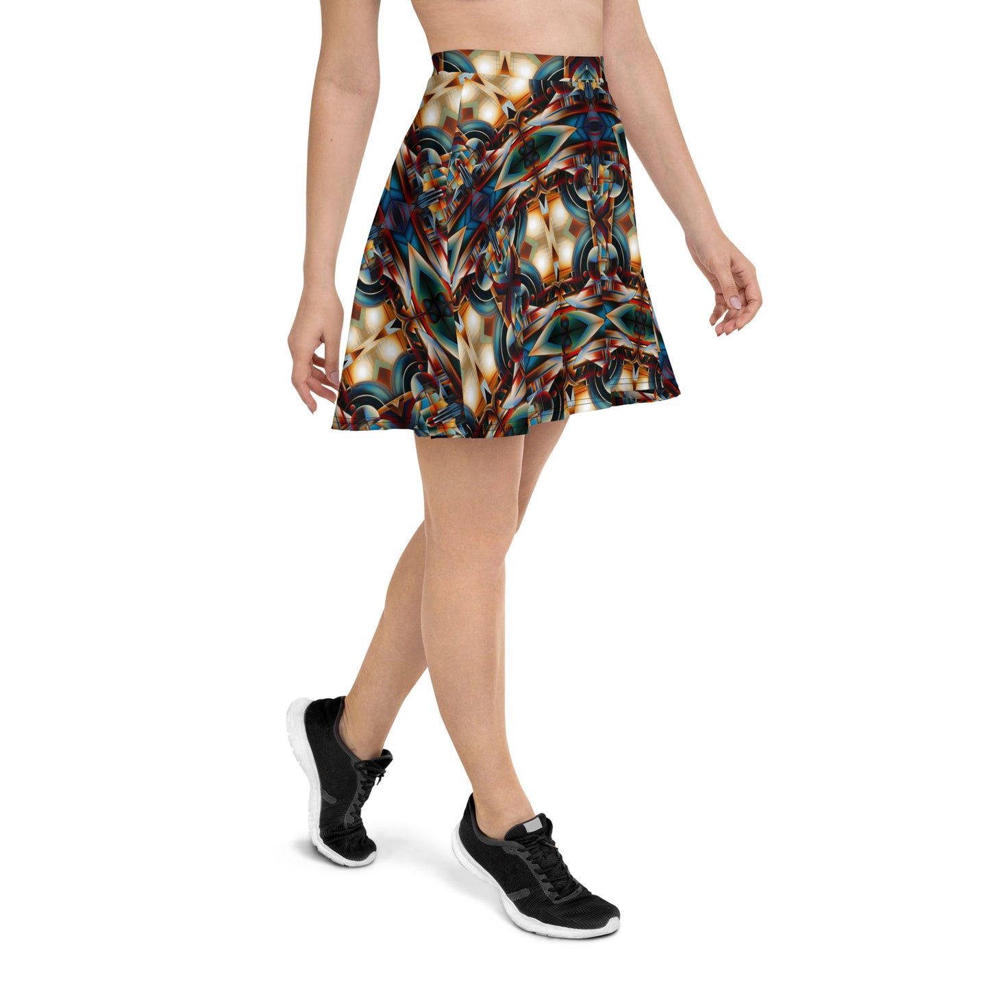 DMV 0127 Conceptual Artsy Skater Skirt