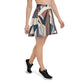 DMV 0264 Abstract Art Skater Skirt