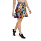 DMV 0114 Floral Skater Skirt