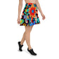 DMV 0257 Floral Skater Skirt