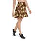 DMV 0176 Chic Boho Skater Skirt