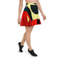 DMV 1351 Abstract Art Skater Skirt