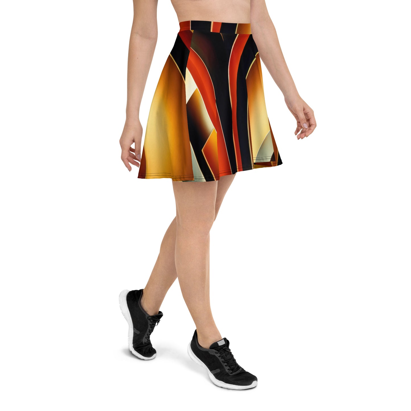 DMV 0261 Retro Art Skater Skirt