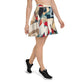 DMV 0508 Abstract Art Skater Skirt