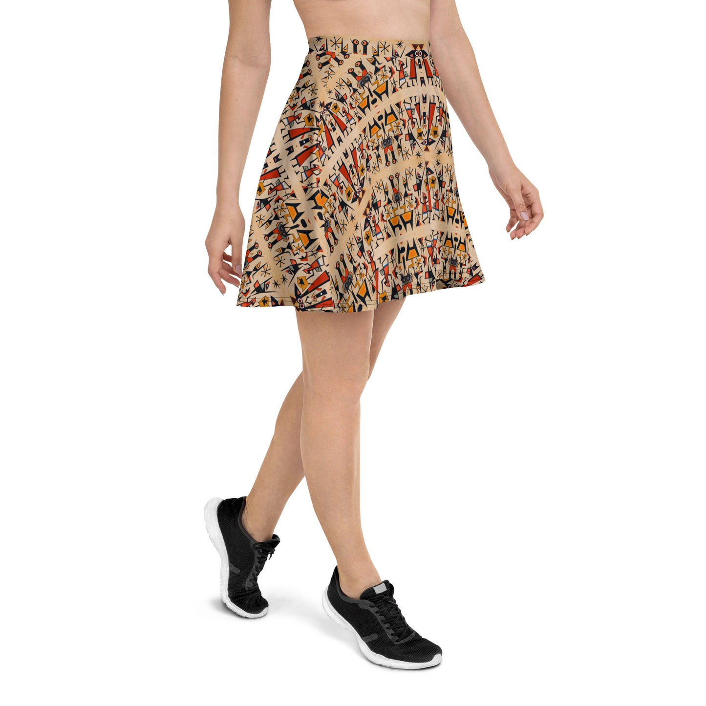 DMV 0509 Classic Boho Skater Skirt