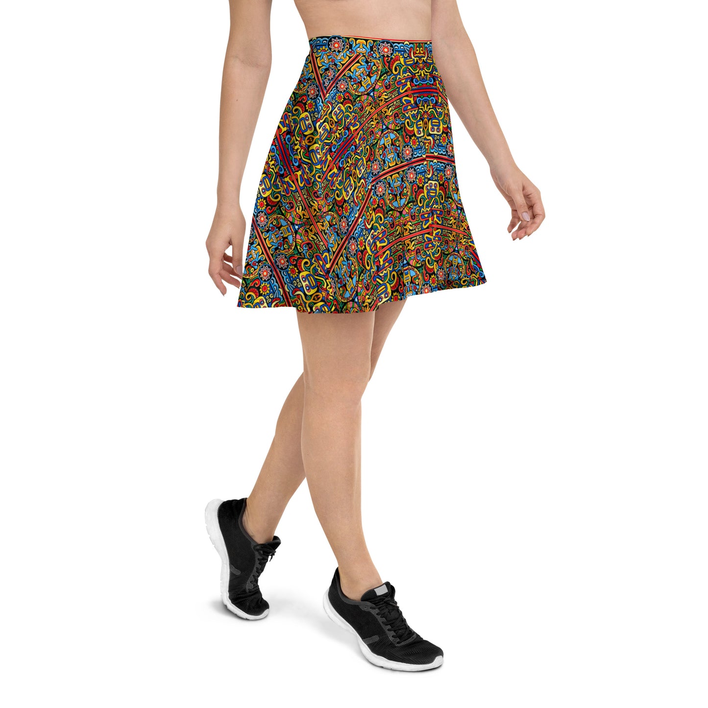 DMV 0697 Psy Artsy Skater Skirt