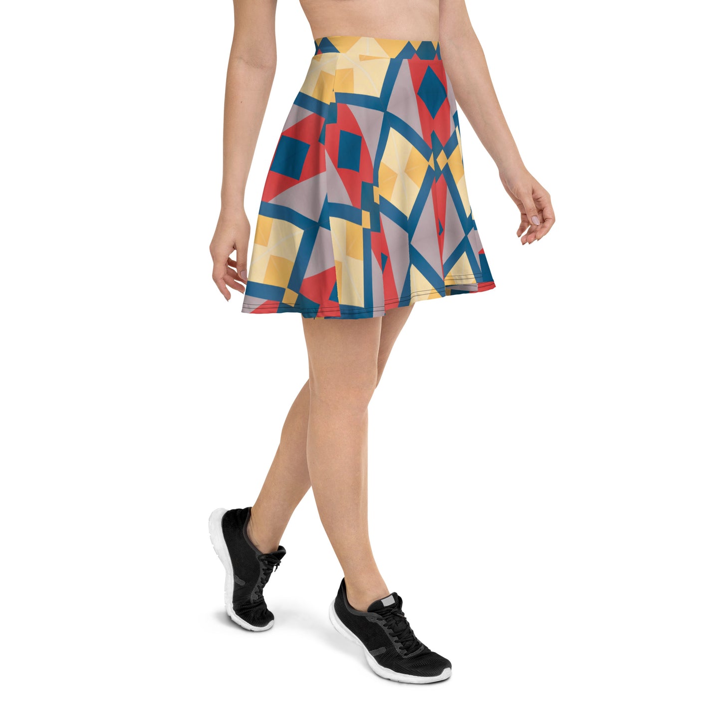 DMV 1091 Classic Boho Skater Skirt