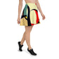 DMV 1708 Retro Art Skater Skirt