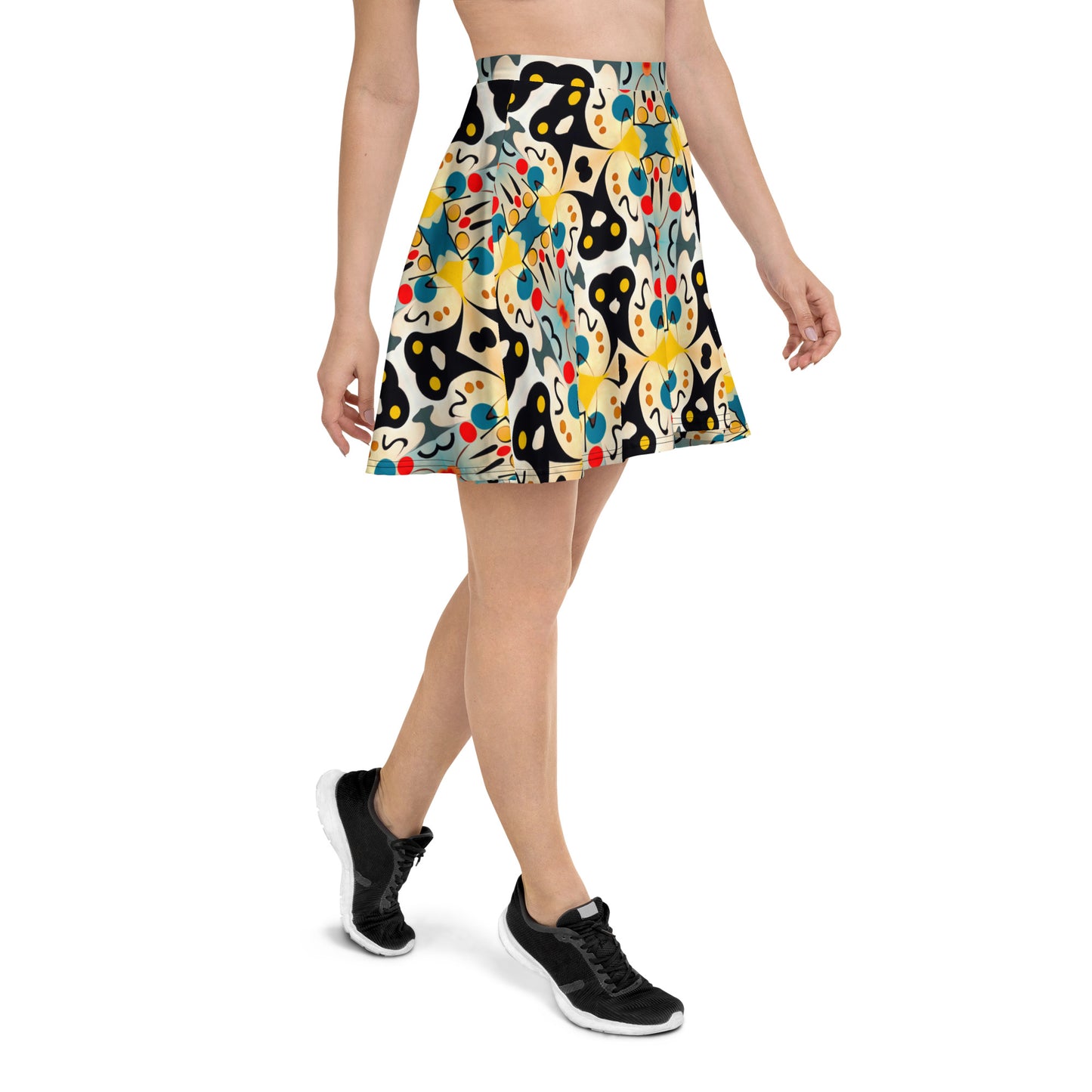 DMV 0342 Vintage Artsy Skater Skirt