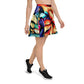 DMV 0512 Floral Skater Skirt