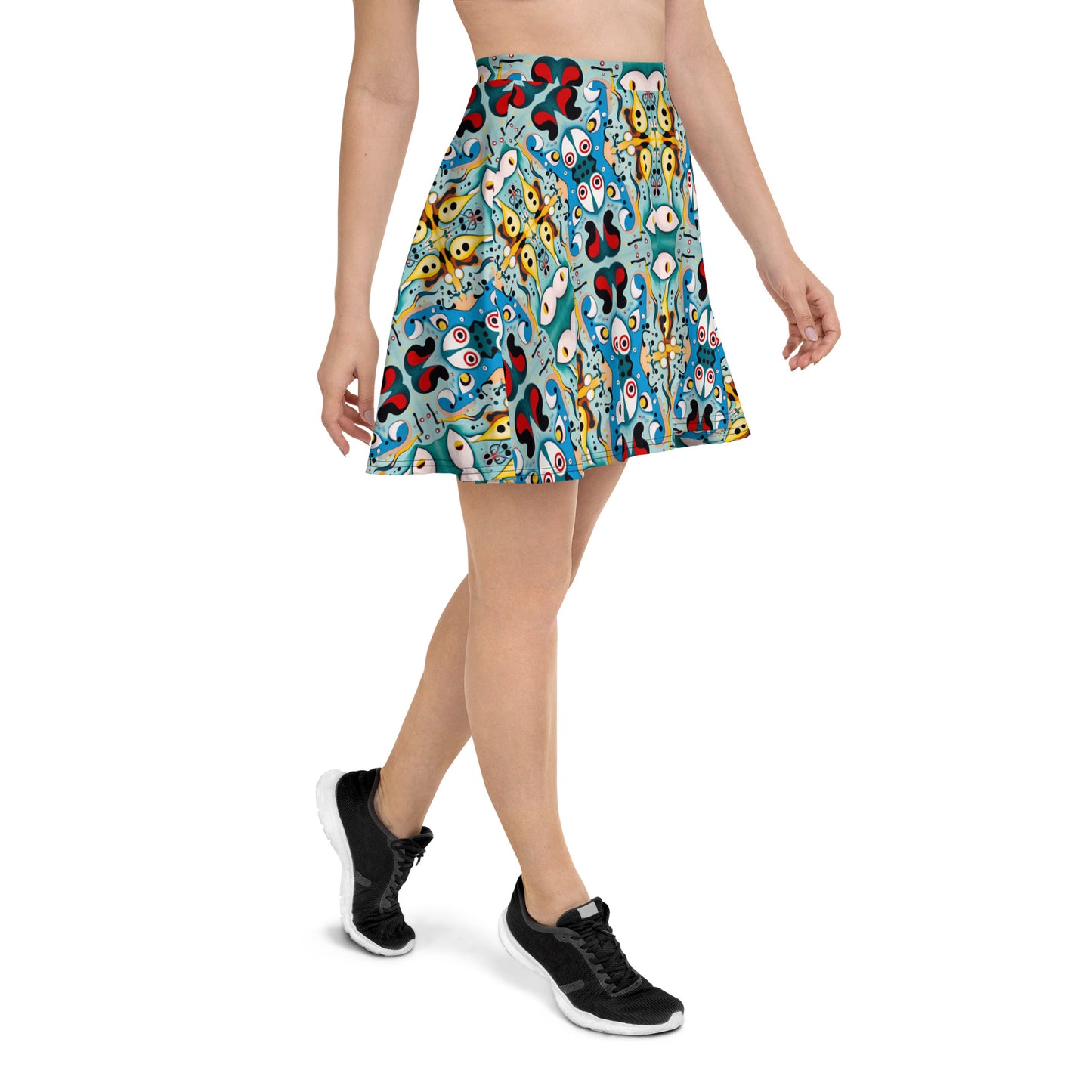 DMV 0955 Vintage Artsy Skater Skirt