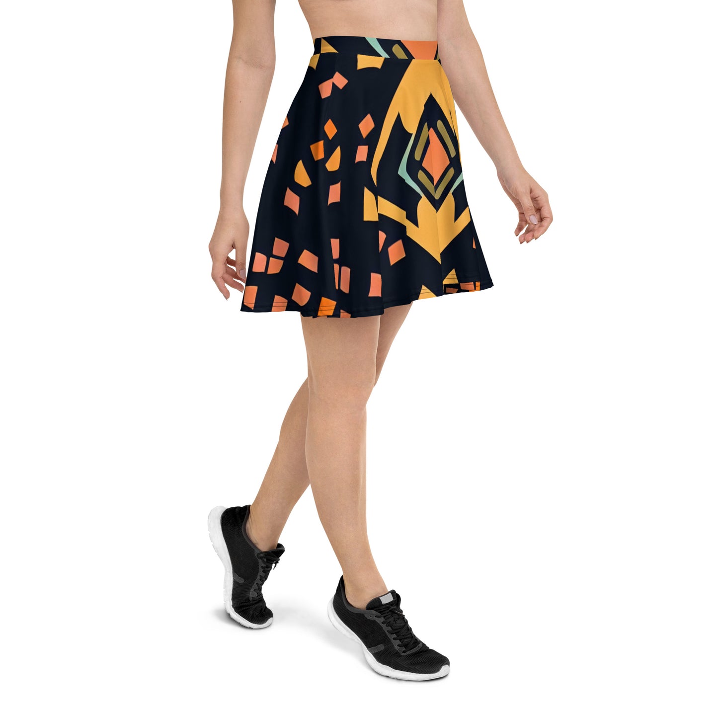 DMV 0684 Boho Skater Skirt