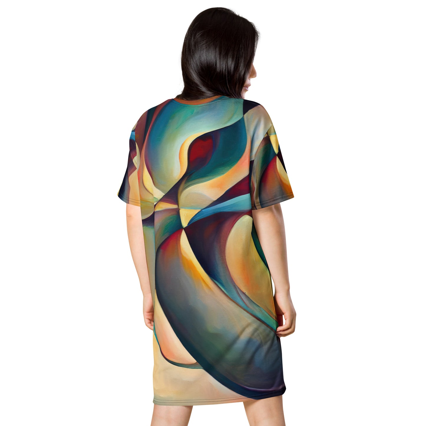 DMV 0243 Abstract Art T-shirt dress