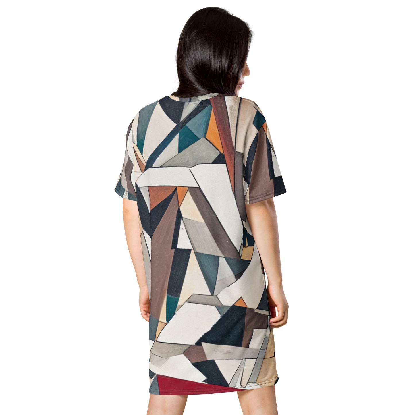 DMV 0264 Abstract Art T-shirt dress