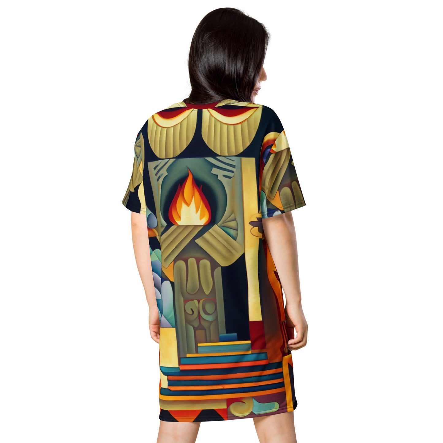 DMV 0237 Retro Art T-shirt dress