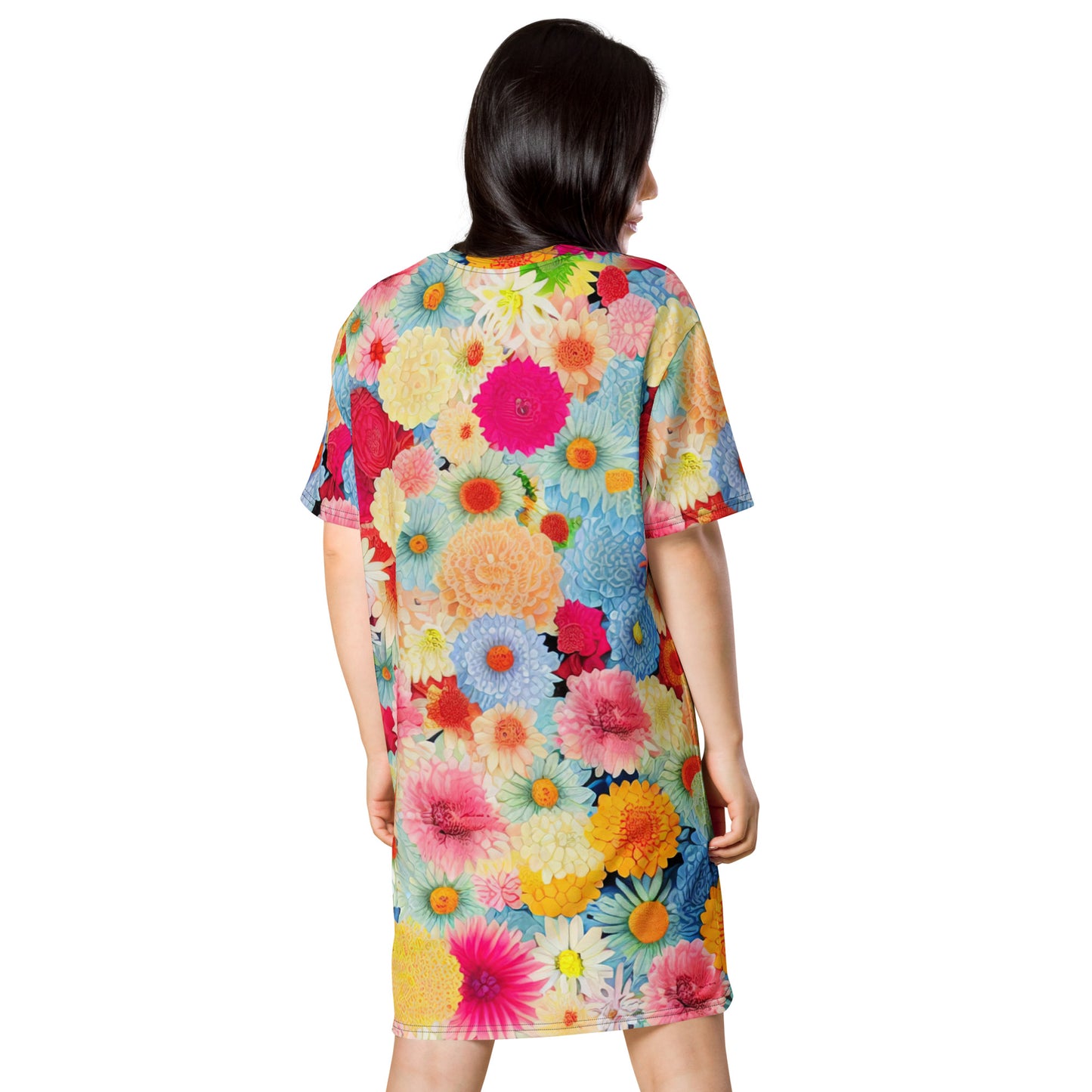 DMV 0106 Floral T-shirt dress