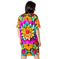 DMV 0250 Floral T-shirt dress