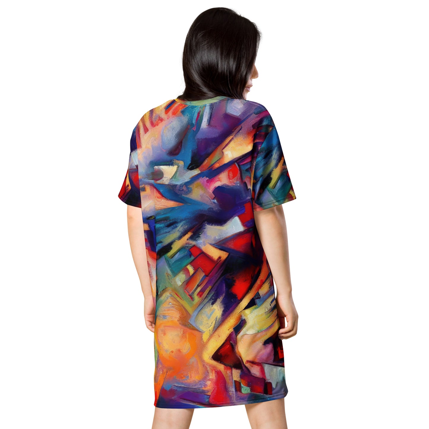 DMV 0308 Abstract Art T-shirt dress