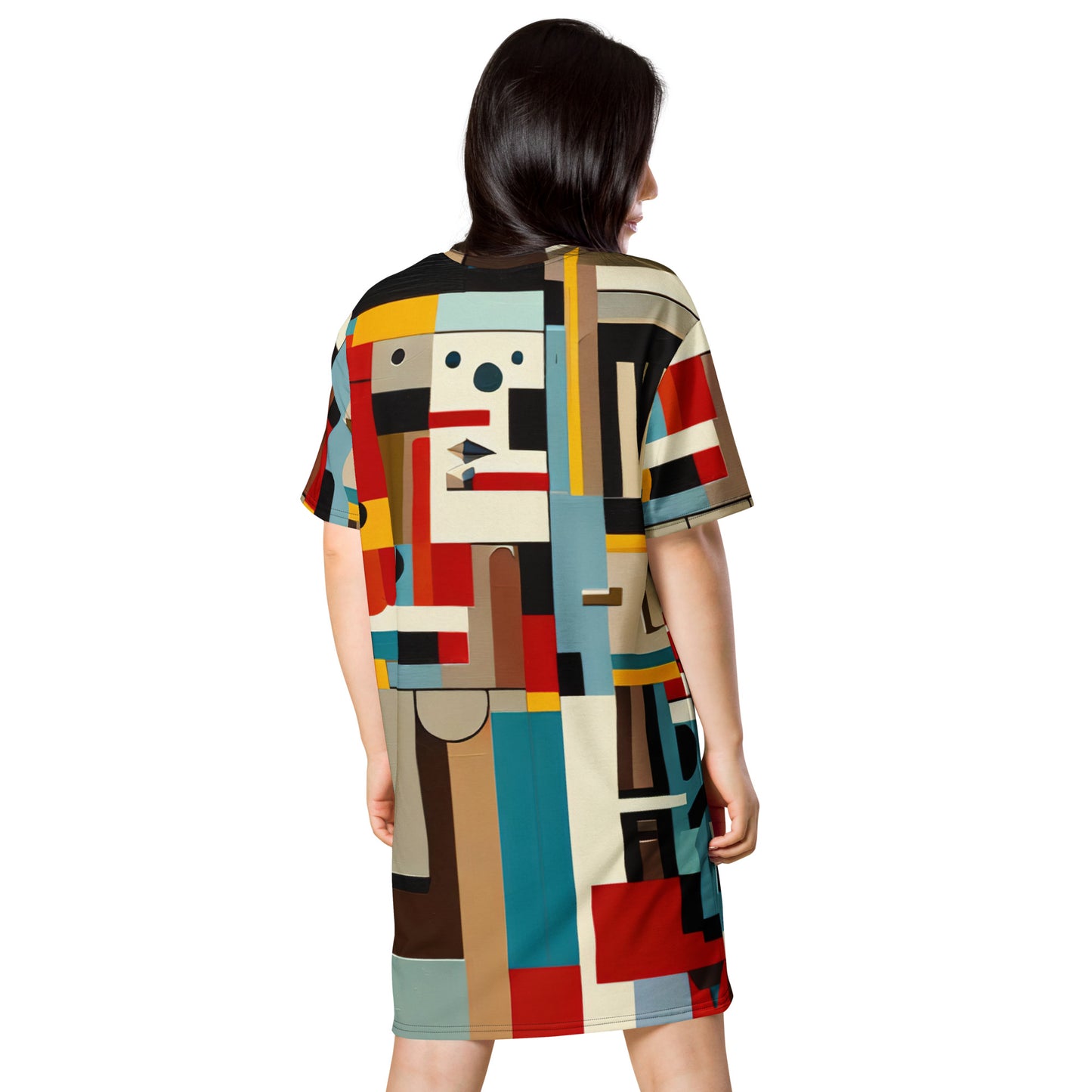 DMV 0413 Abstract Art T-shirt dress