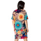 DMV 0404 Floral T-shirt dress