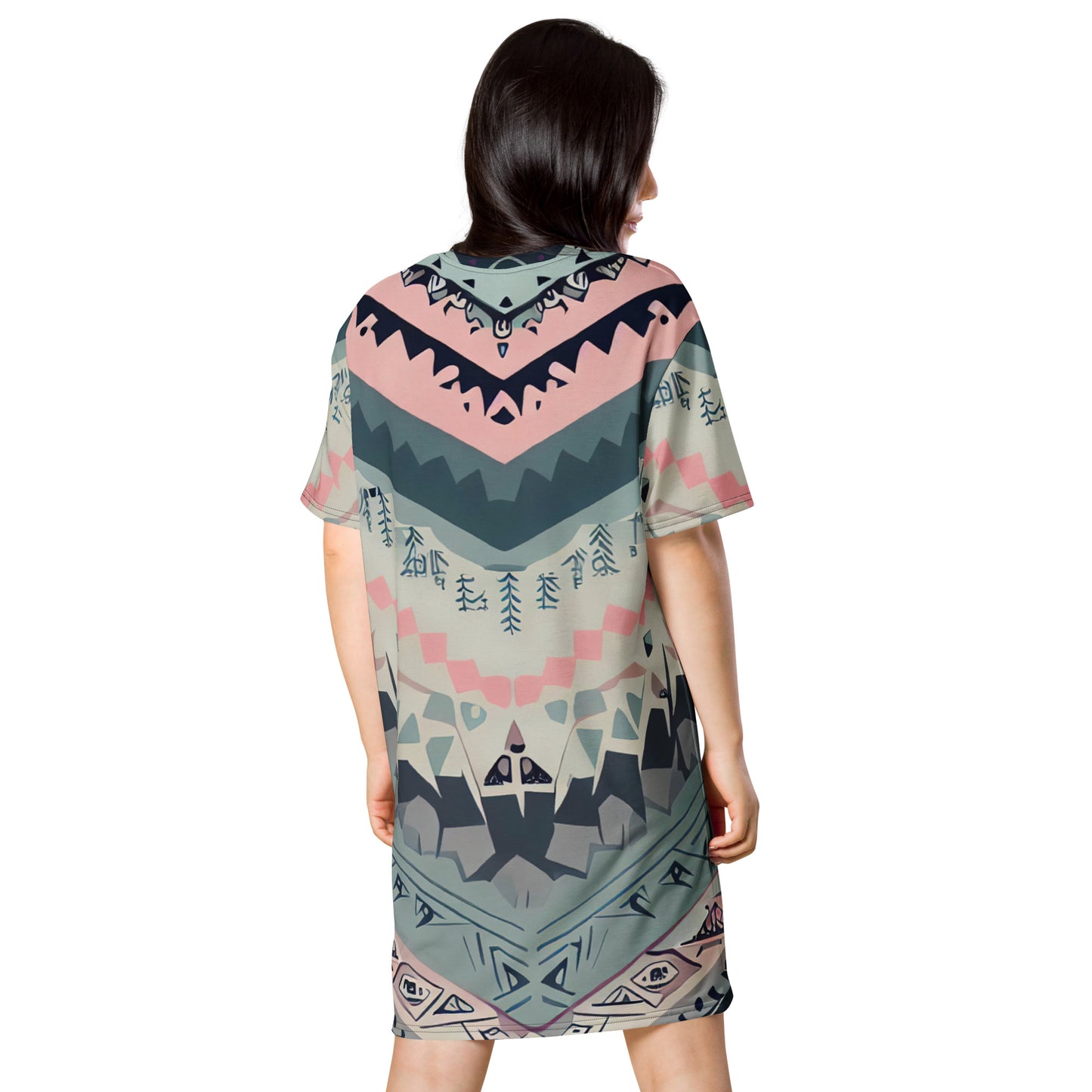 DMV 0306 Boho T-shirt dress