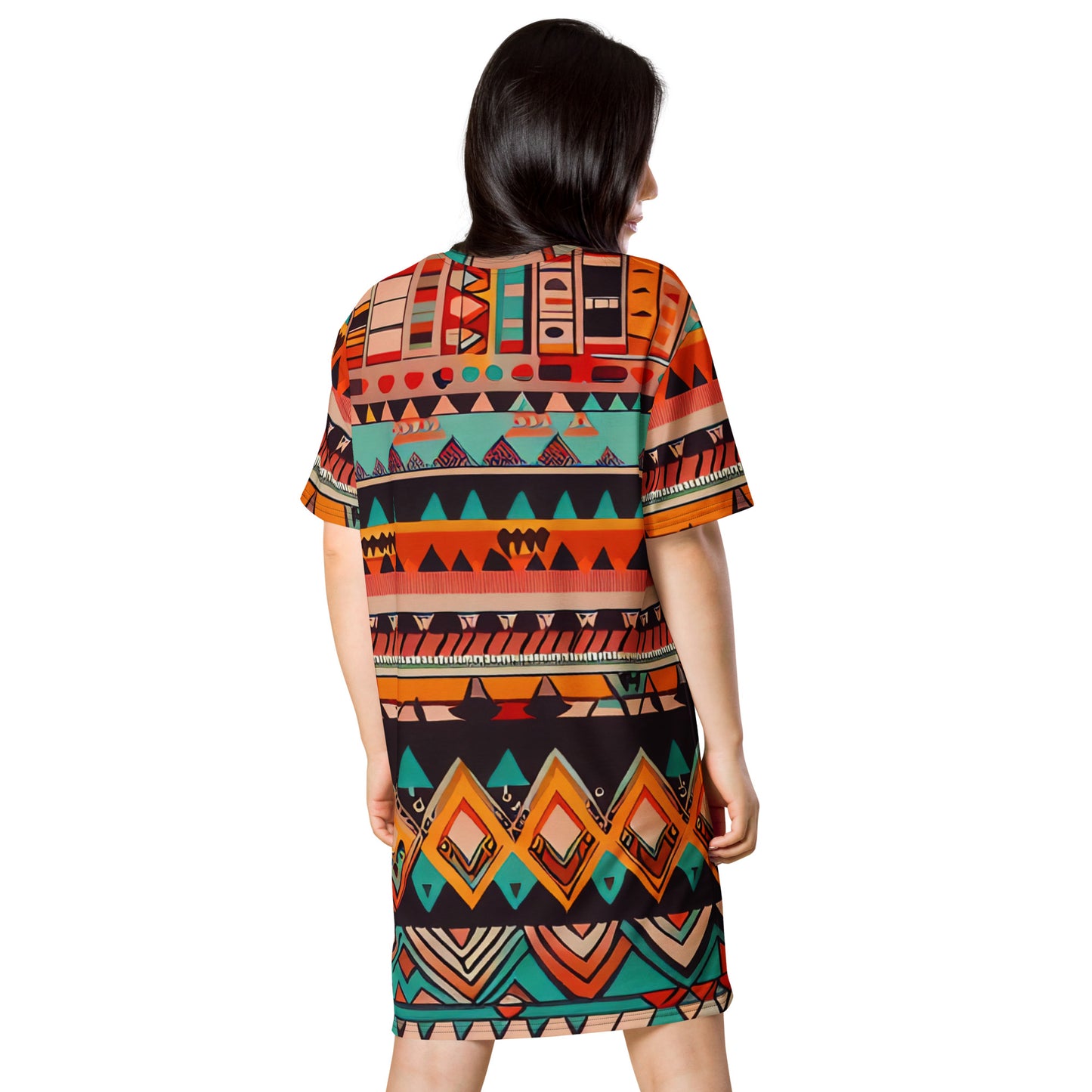 DMV 0415 Boho T-shirt dress