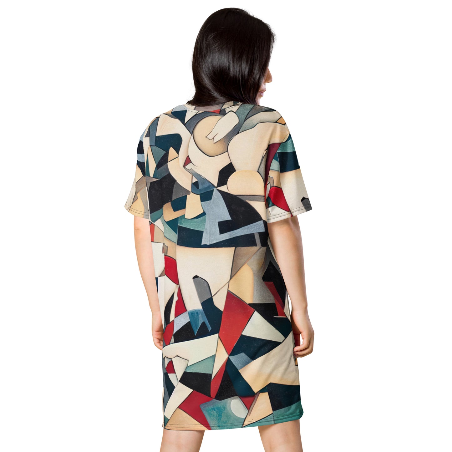 DMV 0508 Abstract Art T-shirt dress