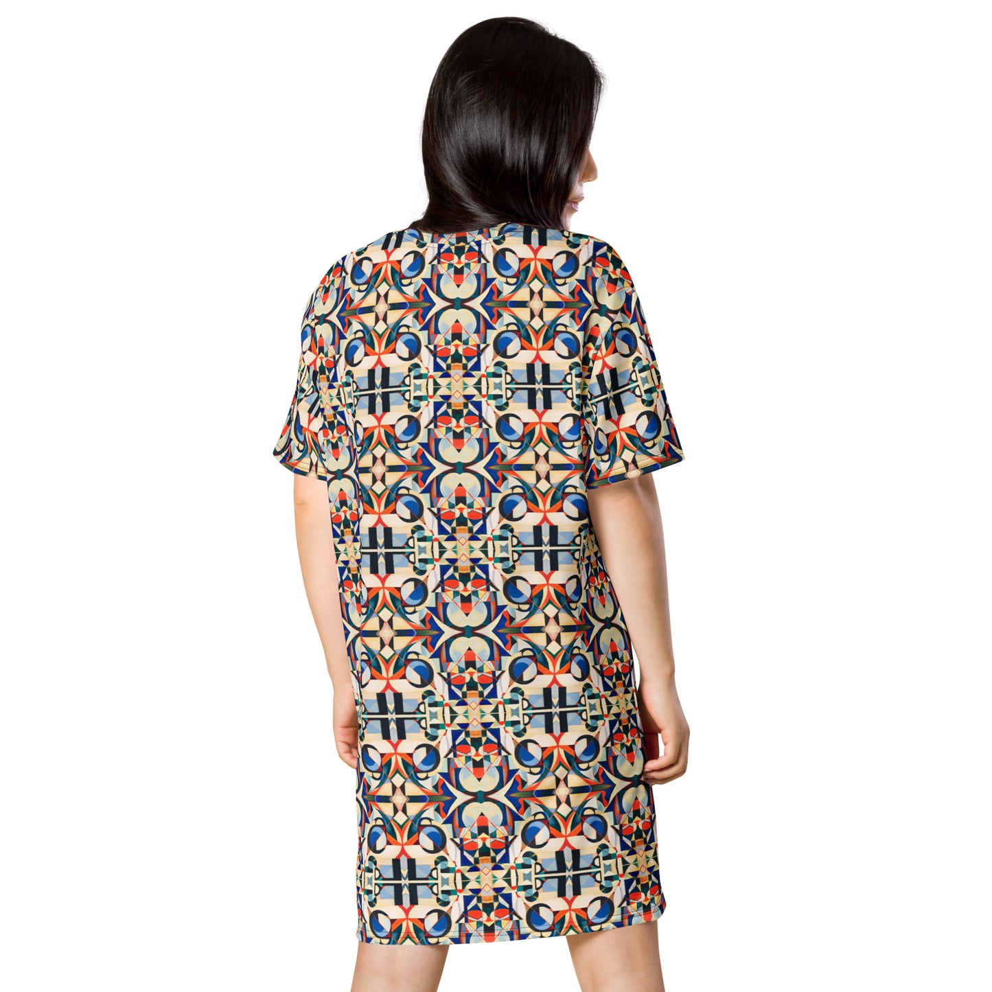 DMV 0771 Geo Boho T-shirt dress