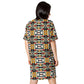 DMV 1848 Geo Boho T-shirt dress